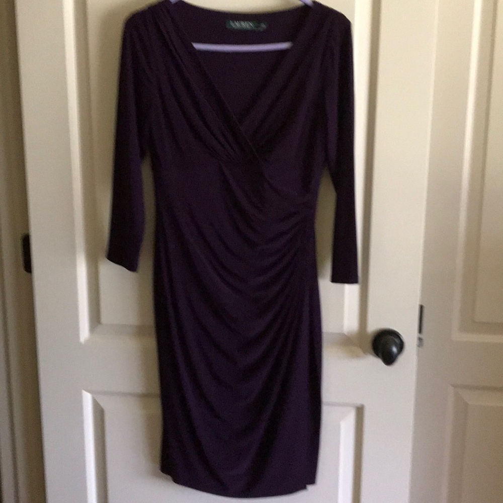 Ralph Lauren purple/eggplant dress